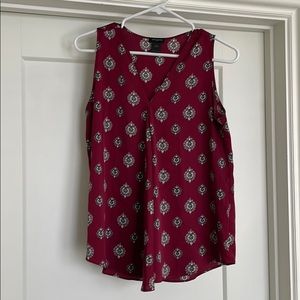 Ann Taylor burgundy blouse. Worn once!
